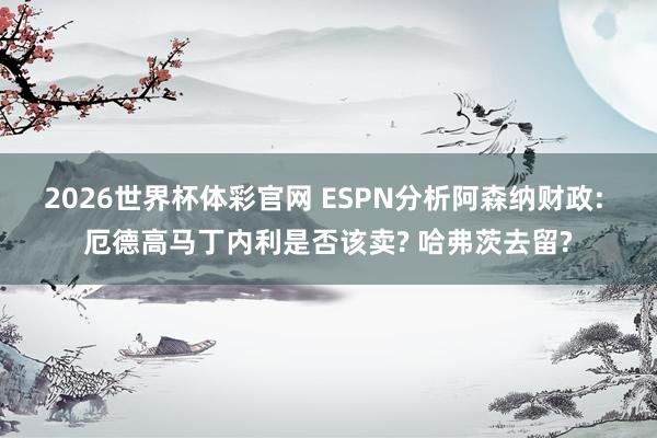 2026世界杯体彩官网 ESPN分析阿森纳财政: 厄德高马丁内利是否该卖? 哈弗茨去留?