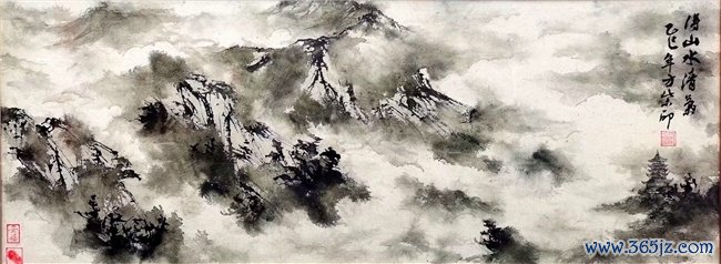 墨香里的17岁：方紫印国画意境