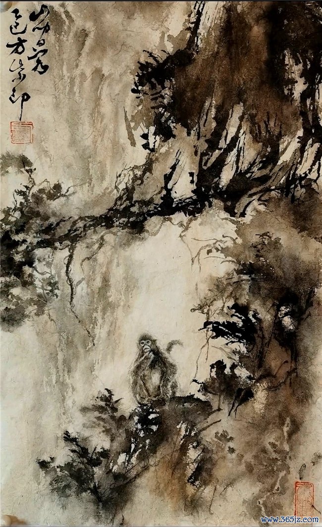 墨香里的17岁：方紫印国画意境